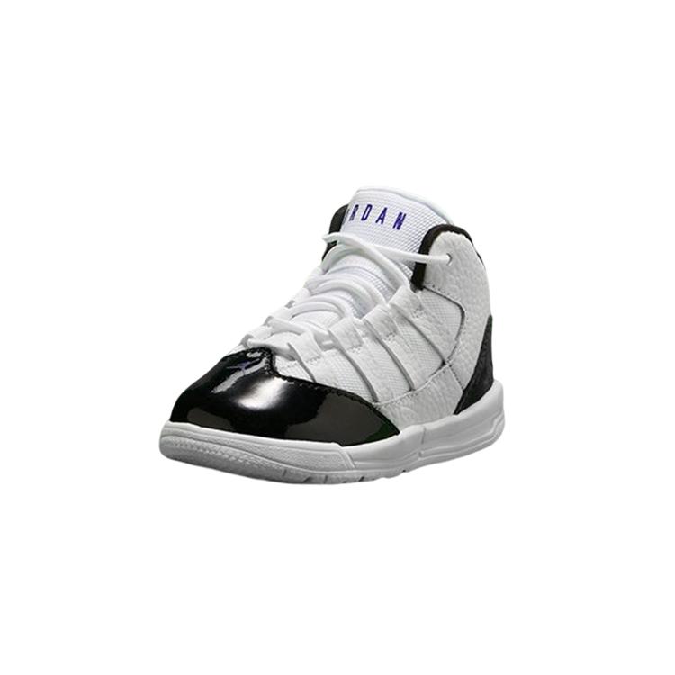 Jordan Max Aura Air Jordan Cushioning, Wear Resistant High Top Toddler Shoes Black White Infant And Toddler AQ9215-121
