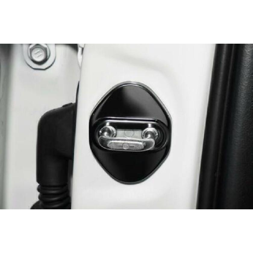 4pcs Steel Door Buckle Protection Cover For Toyota Corolla Cross - Black