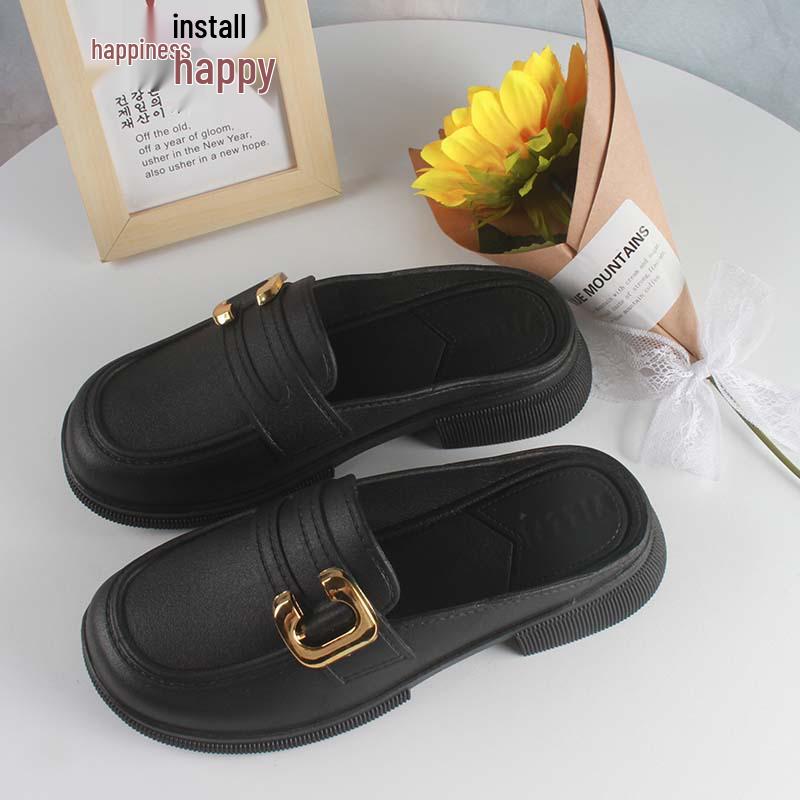 Yuzhihao Women s Summer Thick-Soled Half-Slippers Fashion Slip-on Sandals 36-37
