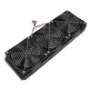 CPU Wasserkühlungsradiator G14 Gewinde Wärmeableitungsreihe Radiator mit Lüfter 18 Rohre (360mm)
