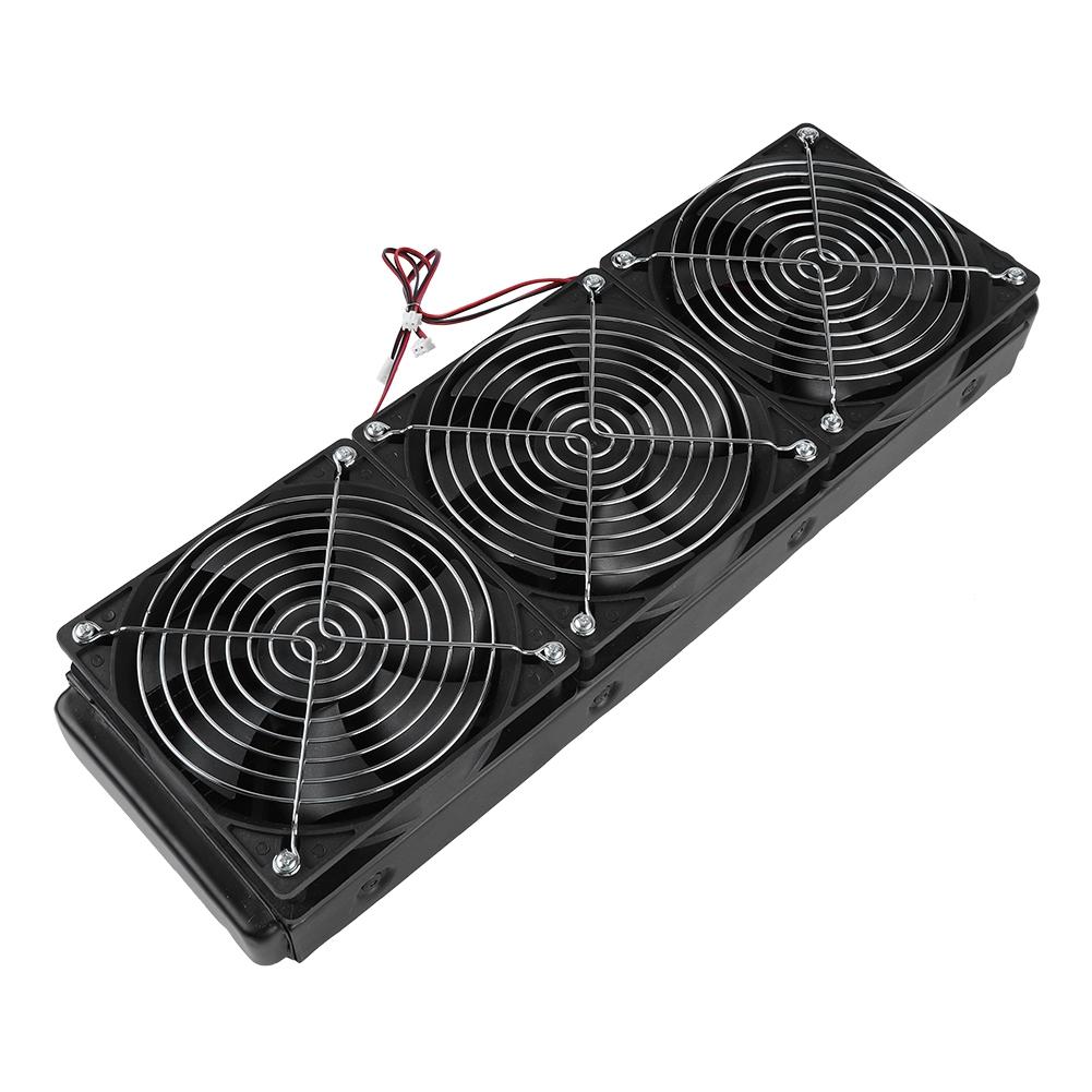 CPU Wasserkühlungsradiator G14 Gewinde Wärmeableitungsreihe Radiator mit Lüfter 18 Rohre (360mm)