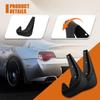4PCS Car Mud Flaps, Mud Guards, No Drilling Mudguards Mudflaps with Hardware Kits, Automotive Exterior Accessories Universal Front & Rear Wheel