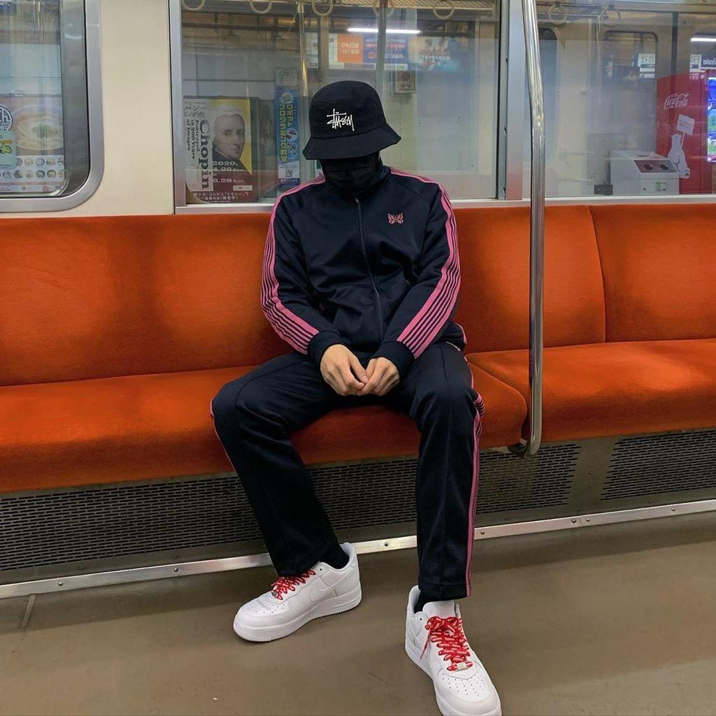 NEEDLES TRACK Unisex Kelebek Nakışlı Günlük Ceket - Trend Japon Markası, Her Şeyle Uyumlu Sonbahar Tasarımı