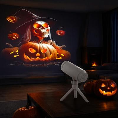USB Powered Projection Light Creative LED Projection Light Halloween Projector Holiday Decor