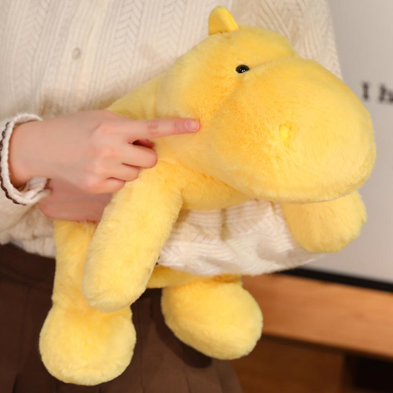 Cartoon Solid Color Dinosaur Doll Creative Children's Toy Plush Doll Birthday Gift