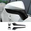 4P Gloss Black RearView Mirror Strip Molding Trim For Lexus RX350 450h 2016-2022