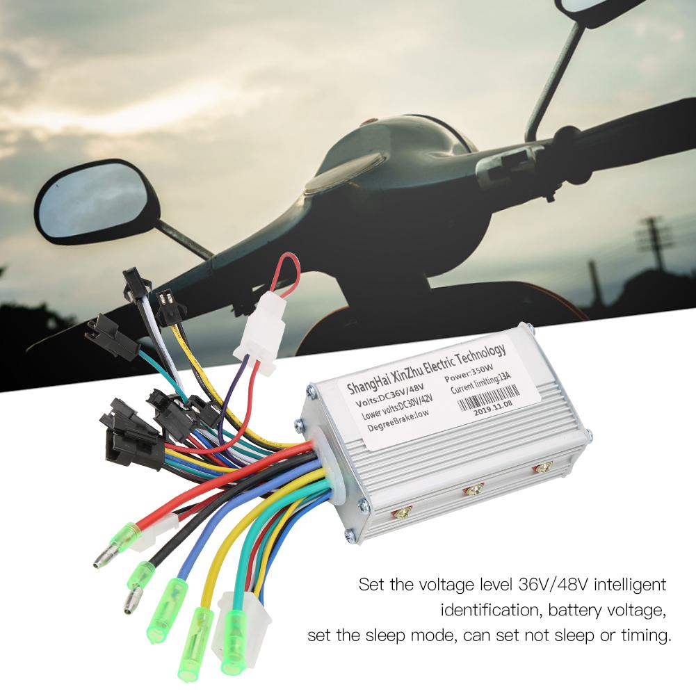 350W 36v 48V LCD Display Screen Rain Proof Electric Bicycle Scooter Motor Brushless Controller Kit