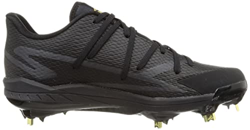 Adidas Adizero Afterburner 8 TD Baseball Cleats, Core Black/Core Black/Gold Metallic (GW0271), Size 25.0 cm