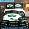 Jets Helm 3-teiliges Bettwäsche-Set, inklusive 1 Bettbezug und 2 Kissenbezügen. Perfektes Geschenk zu Weihnachten, ideal für Schlafzimmer, Studentenwohnheim.