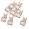 10Pcs Iron On Patches Little Cute Bunny Durable Lightweight Wide Application Jean Patches for Bag