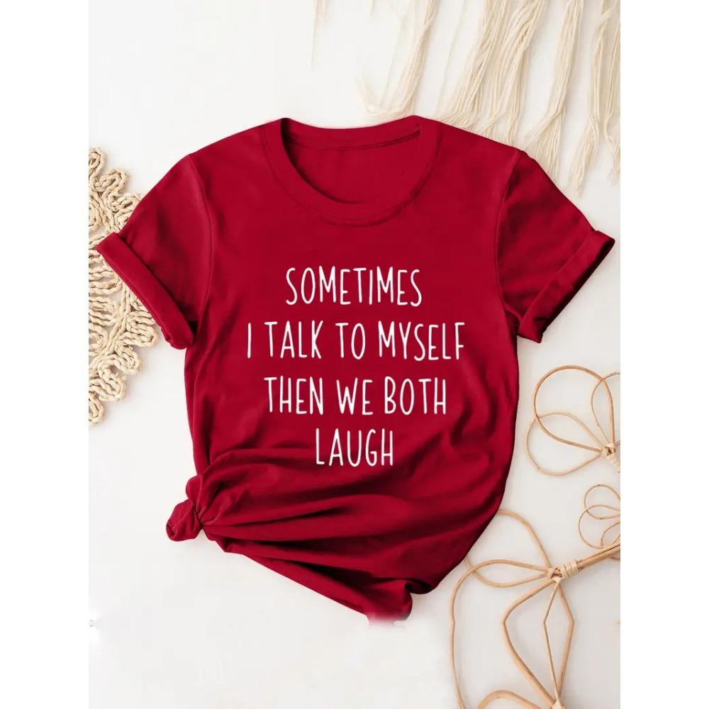 Cute Print Graphic T-Shirt Casual Loose Short Sleeve Summer T-Shirts Tops Women's Clothing