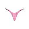 Double-Layer Thin Milk Silk Low Waist Deep V Thong Bikini Women's Sexy Underwear Shorts