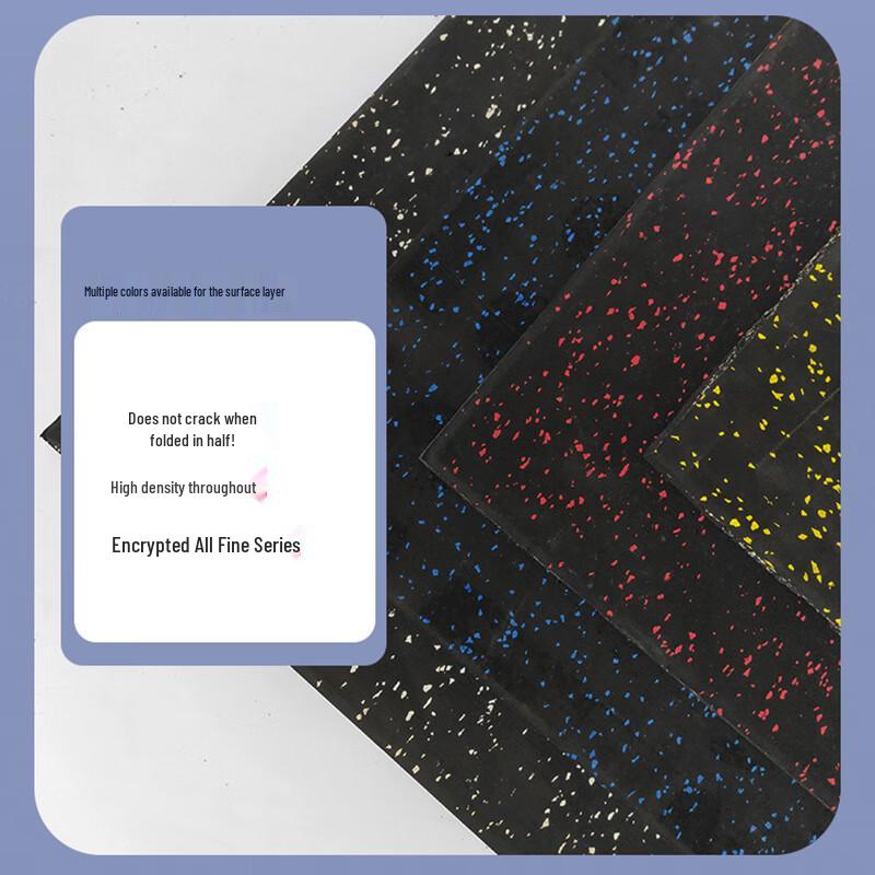 Weizhi Gym Sound & Shock Absorbing Anti-Slip Rubber Floor Mat