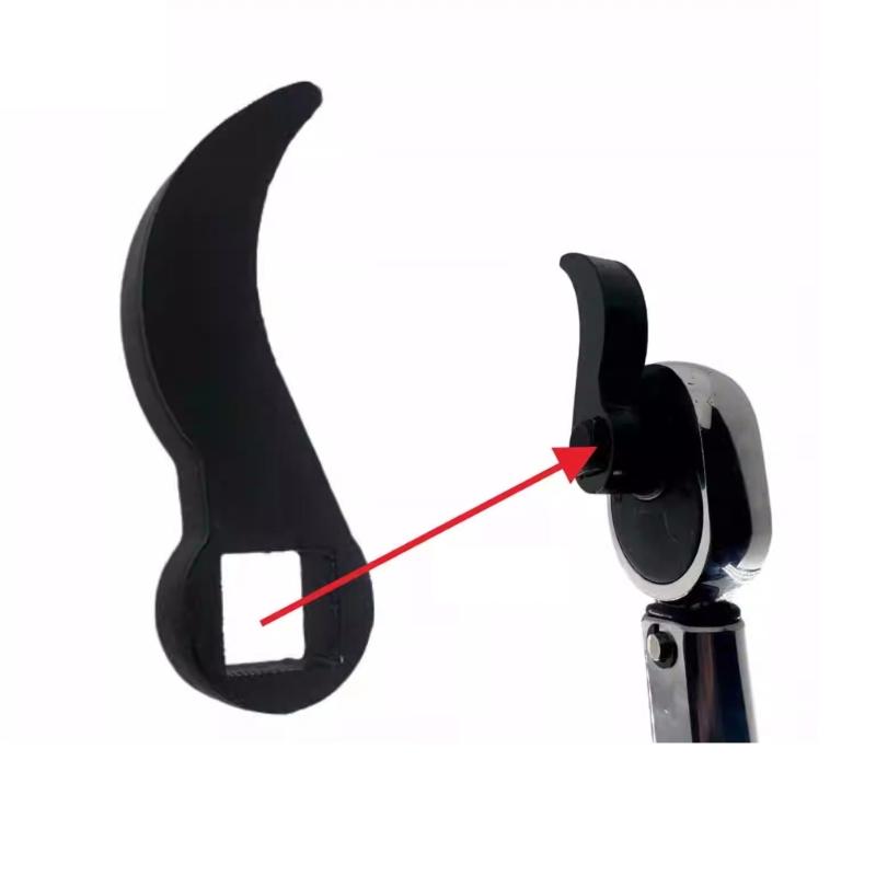 Pry Bar Wrench Adapter Head Crowbars Adapter Head Tool Fit 3/8 Ratchet Pry Bar Wrench Adjustable Angle Head Pry