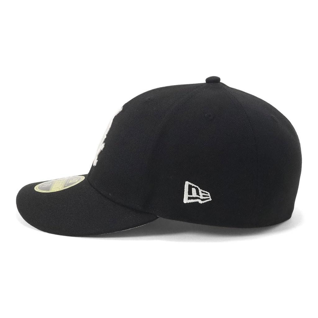 New Era LP 59FIFTY Cap MLB Chicago White Sox CWS Black with Side Patch and Under Exclusive to and Stylish Streetwear Travel Sun Protection (70845386