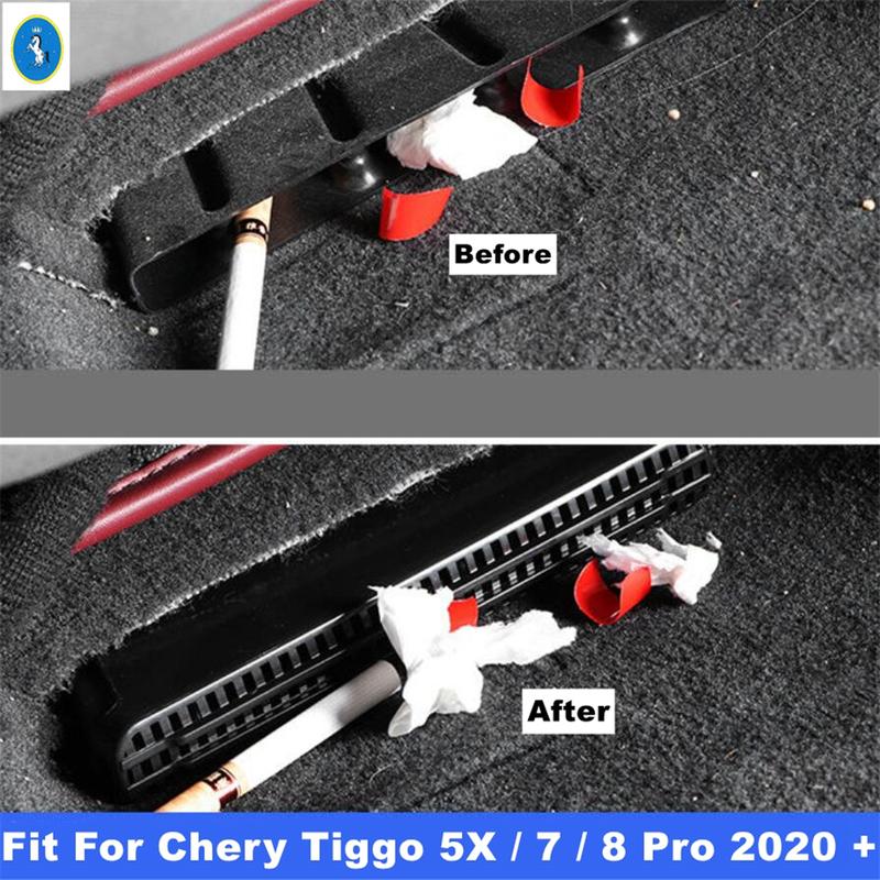 

Seat Bottom AC Air Duct Vent Anti-blocking Protection Cover For Chery Tiggo 5X / 7 / 8 Pro Interior Accessories