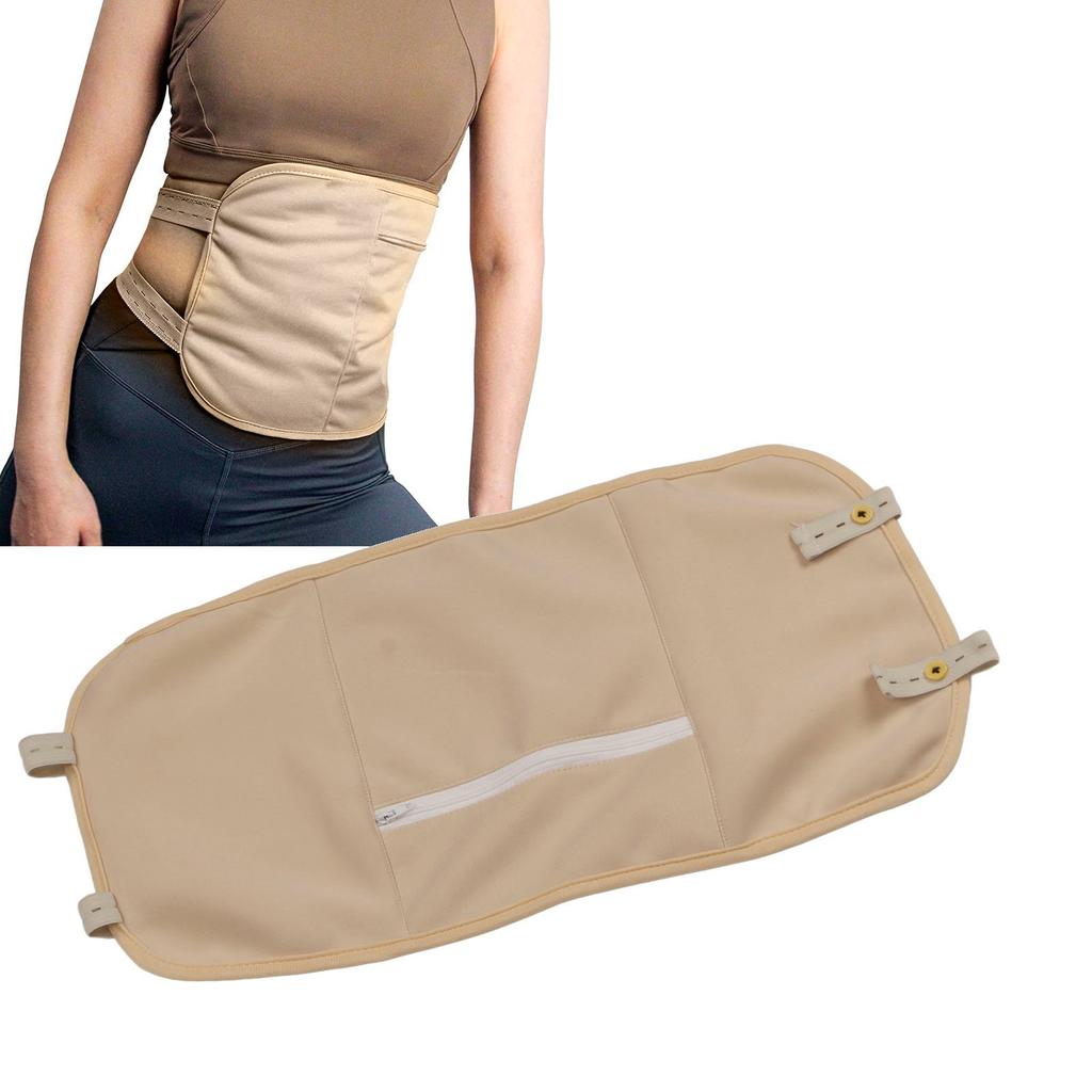 Castor Oil Pack Reusable Soft Elastic Straps Compression Improve Sleep Castor Oil Wrap for Liver