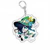 Raiden Shogun Klee Nahida Q Type Genshin Impact Cartoon Keychain Acrylic Bag Keyring Pendant Trendy Gift
