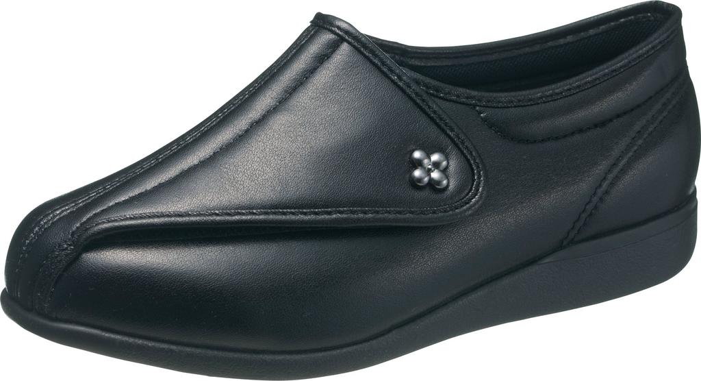 Asahi Shoes Kaiho Shugi L011-5E Black Smooth Right Size 22.0 KS23144-RT