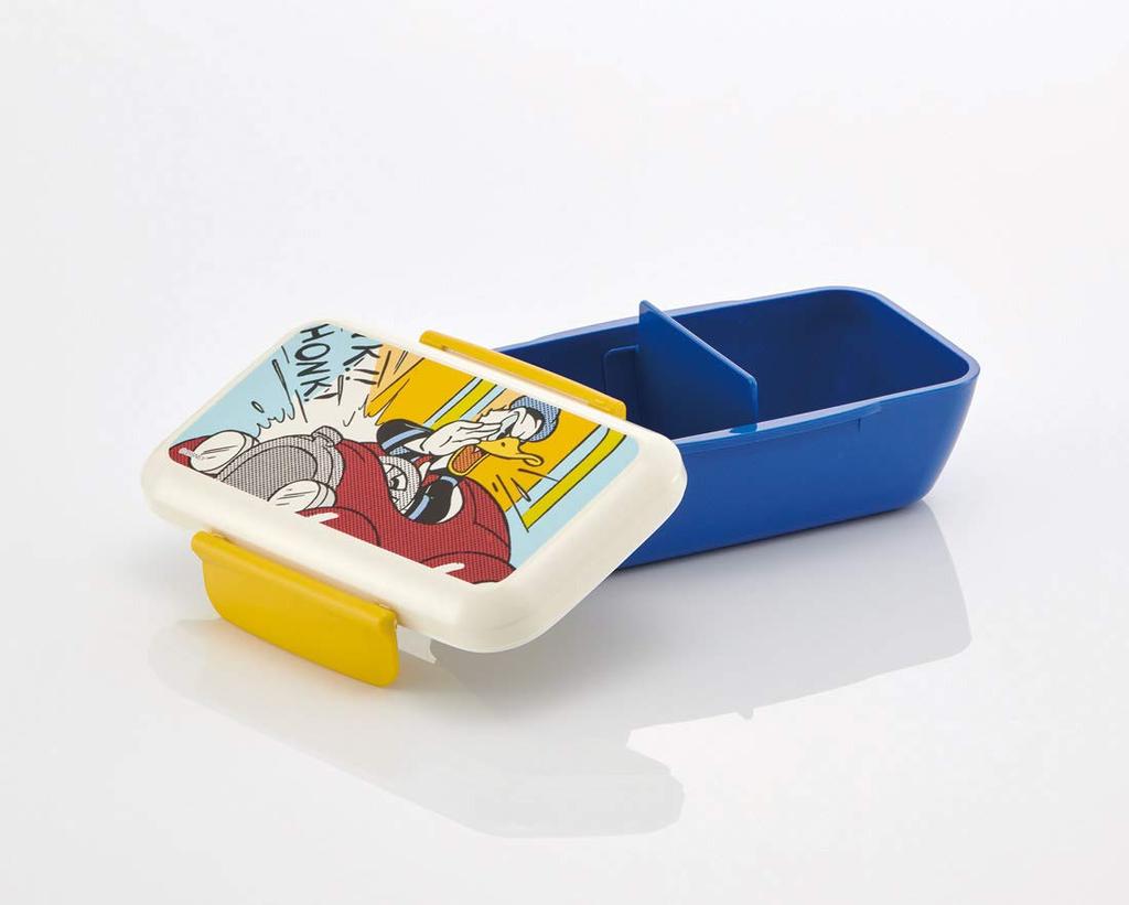 Skater Bento Box Fluffy Stylish Bento Box Donald Duck Comic Disney Made In Japan 530ml PFTY5
