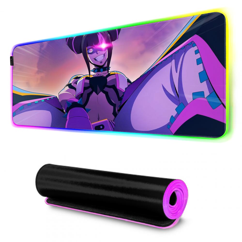 Juri Han Mouse Pad RGB Gaming Mousepad Big LED Pad PC Desk Mat Luminous Mouse Pad Large Keyboard Mats Table Rug With Backlit