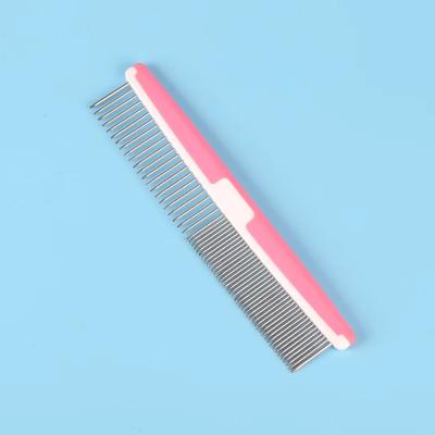 Cat Dog Comb with  Smooth Stainless Steel Teeth Professional Dog Grooming Tools for Removes Tangles and Knots Pet Comb for Dogs
