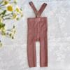 Infant Baby Girl Ribbed Leggings Suspender Pants Overalls Knit Tights Pantyhose Socks Warm Stockings Newborn Suspender Tights