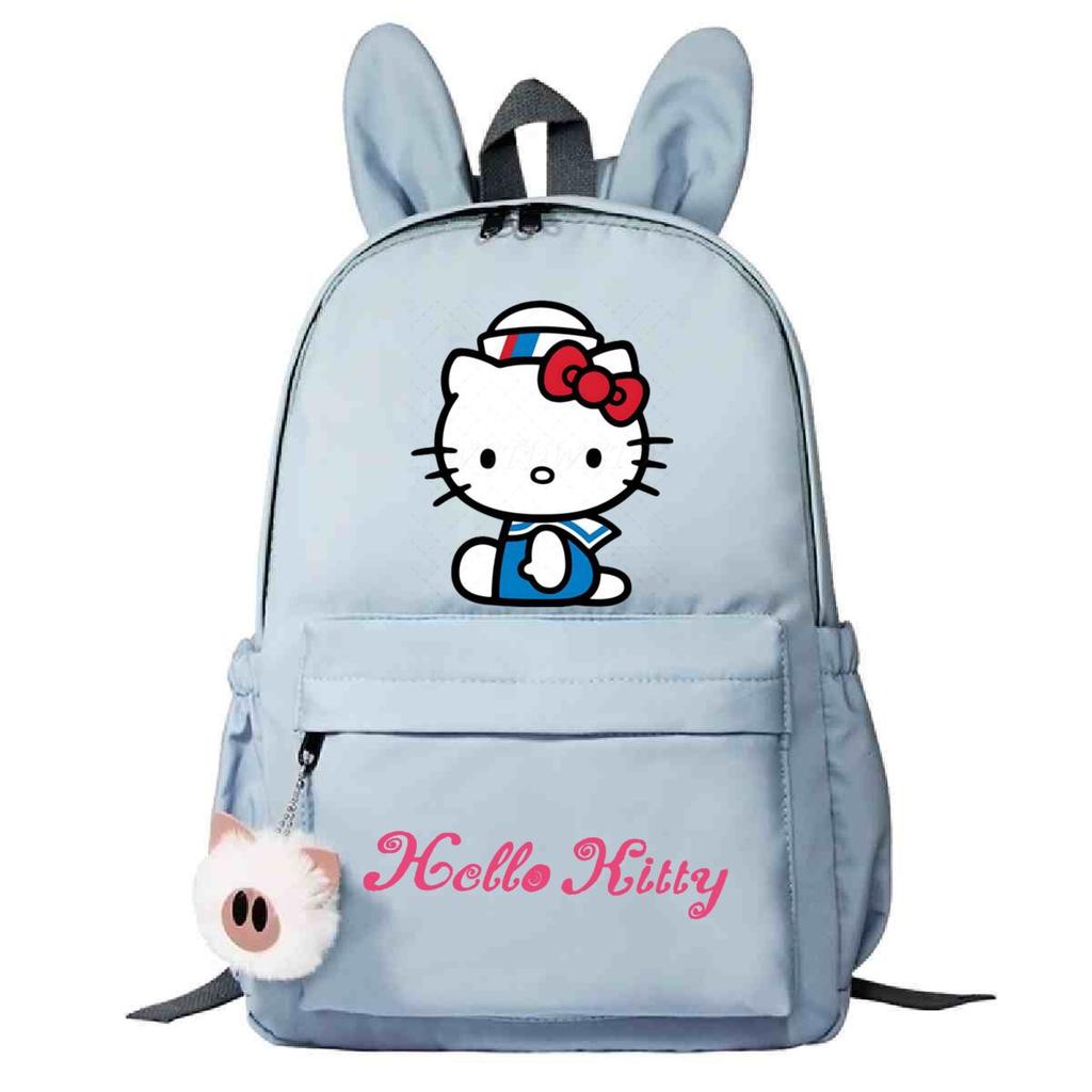 College Style Cute Print Junior High School High School Student Schoolbag Large Capacity Rabbit Ears Backpack Female