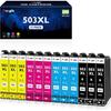 Compatible Ink Cartridge - TRAHOO - 503XL - Multi-color - High Quality - 12 Cartridges