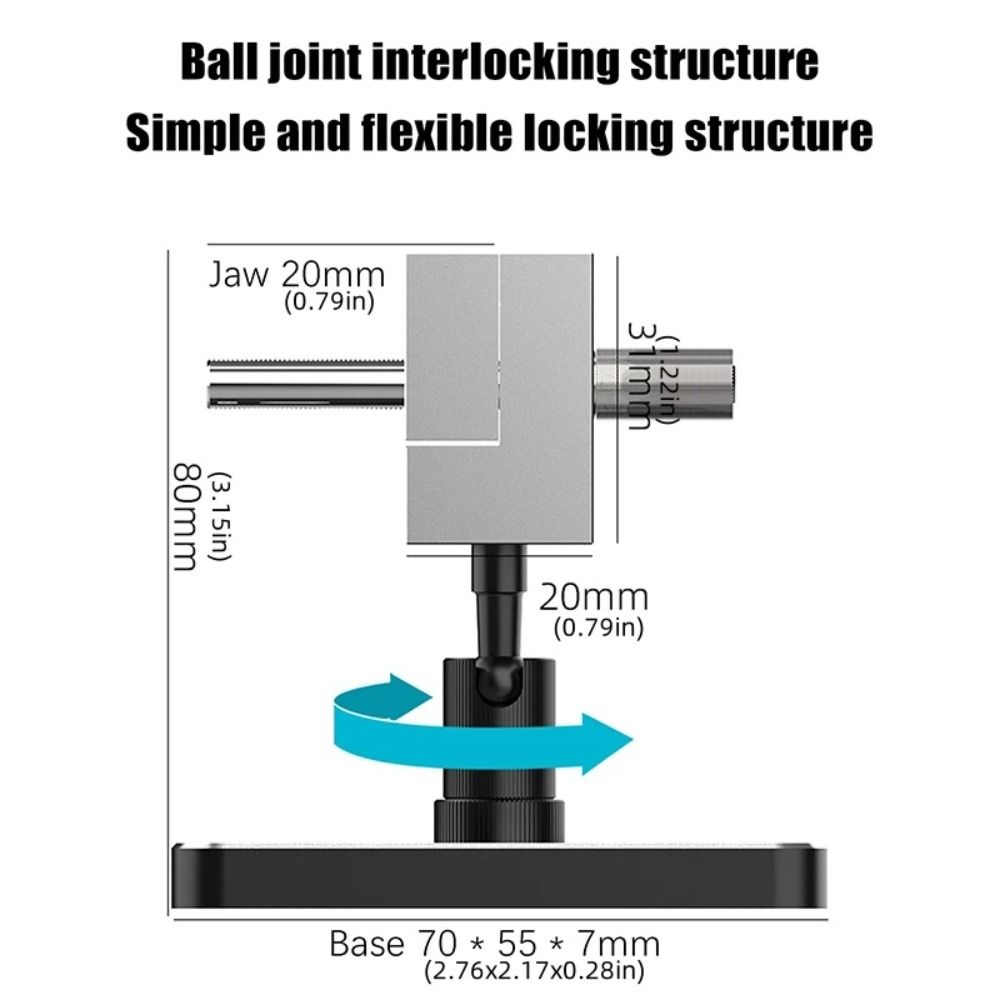 Model Building 2in1 Bench Vise Precision Clamp Mini Vise DIY Mini Table Vise  DIY Accessary