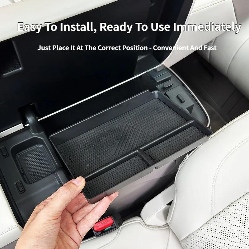 Central Control Console Storage Box Armrest Box Storage Tray Container Organizer Automobile Accessory for Zeekr 7X 25 26