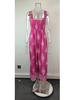 2025 Summer Women's Printed Casual Loose Short Sleeve Jumpsuit
