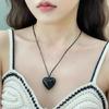 Goth Love Heart Clavicle Chain Women Girls Wedding Jewelry Party Birthday Gift