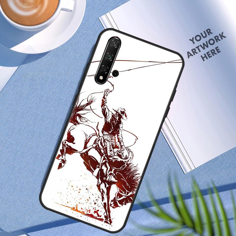Extreme Sport Rodeo Cowboy Lasso For Huawei Nova 3i 7i 8i 11 12i 10 9 SE Y60 Y61 Y70 Y72 Y73 Y90 Y91 P20 P30 Pro P40 Lite Case