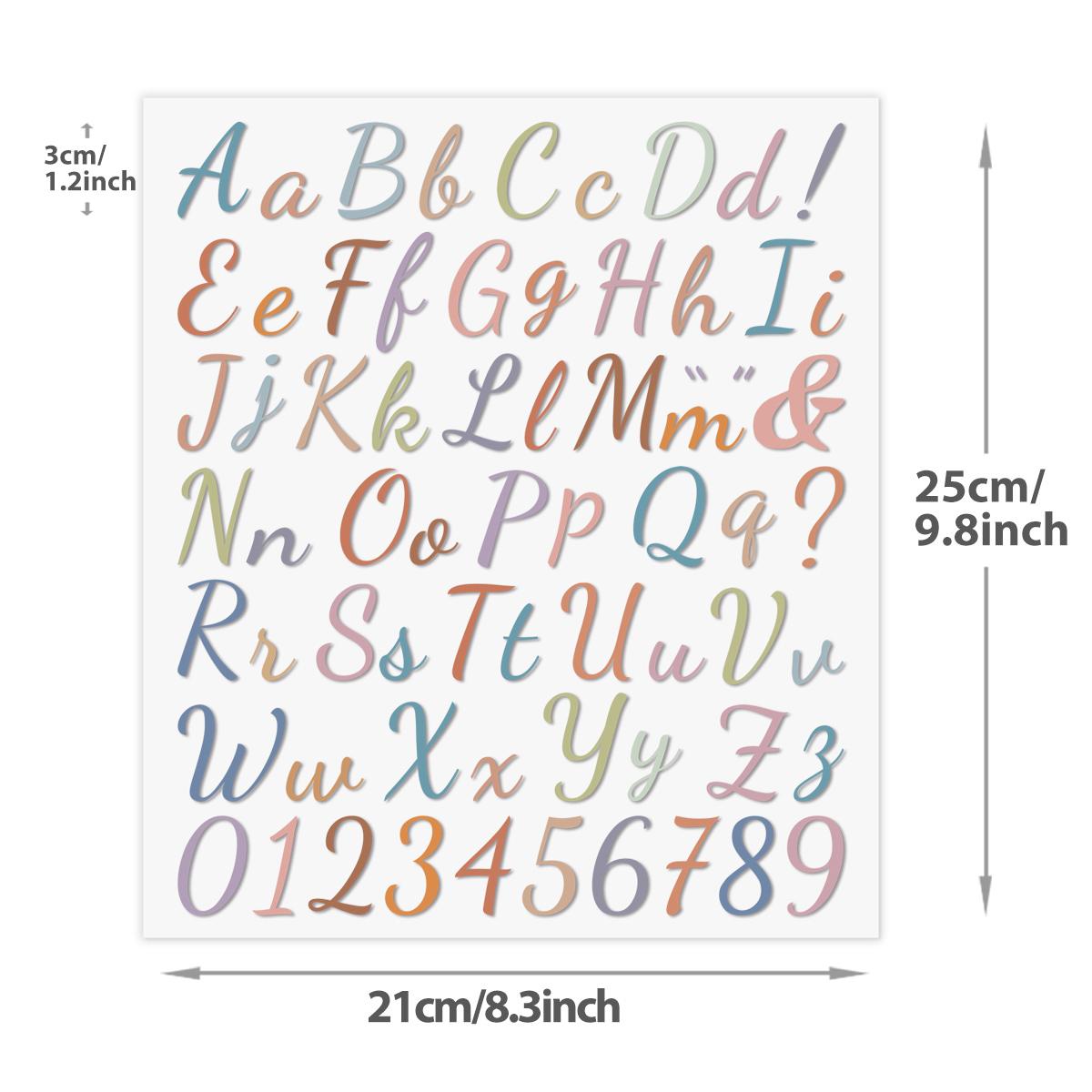 

Iron-on vinyl patches with letters of the alphabet A-Z, assorted colors, for clothing, t-shirts, pants, bags, DIY crafts