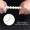 Cute 100-120Cm Purse Pearl Strap Beaded Chain Replacement Bag Pearl Chain Diy Bag Accessory Handbag