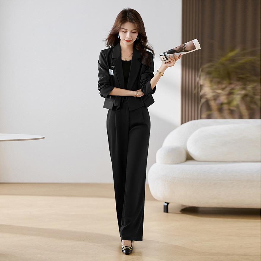 Short Blazer Women's New Design Temperament Casual Small Suit Professional Dress Dress Suit