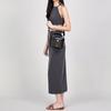 Coach Kay 20 Classic Monogram Logo Zipper Closure PVC Leather Box Bag Shoulder Crossbody Handbag Small Women handbag Brown Black 78277-IMAA8