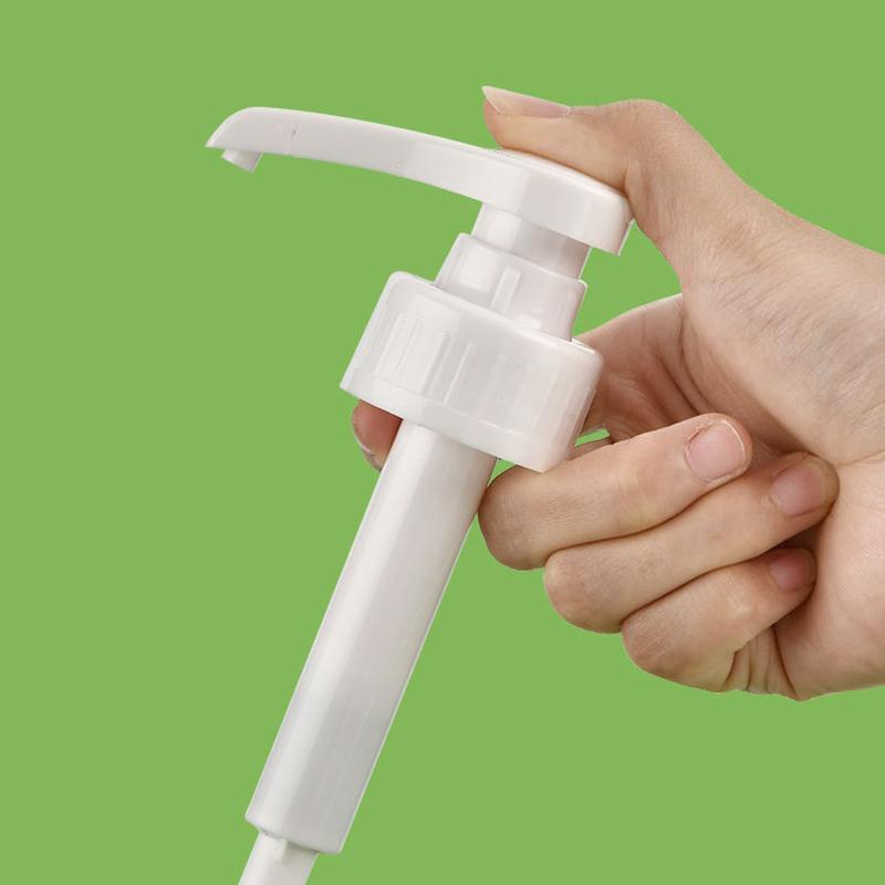 1600ml Transparent Coffee Syrup Bee Drip Double Scale Storage Dispenser pump Bottle Squeeze milk Bottle Honey Jar Container