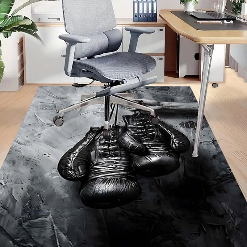 1PC boxing gloves Extra Large Non-Slip Floor carpet, Office, family, bedroom, Studio - Large Area RugJ0377