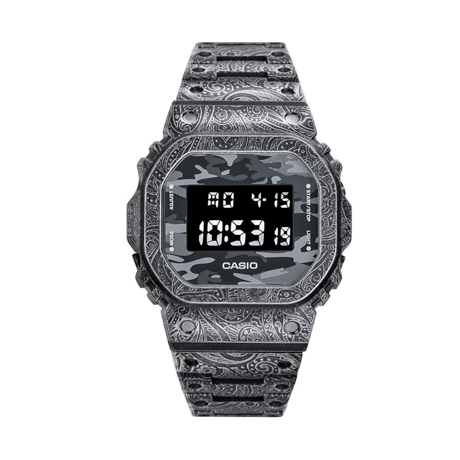 CASIO Unisex G-SQUAD Series Black Watch DW-5600CA-8(Team788--) Gray