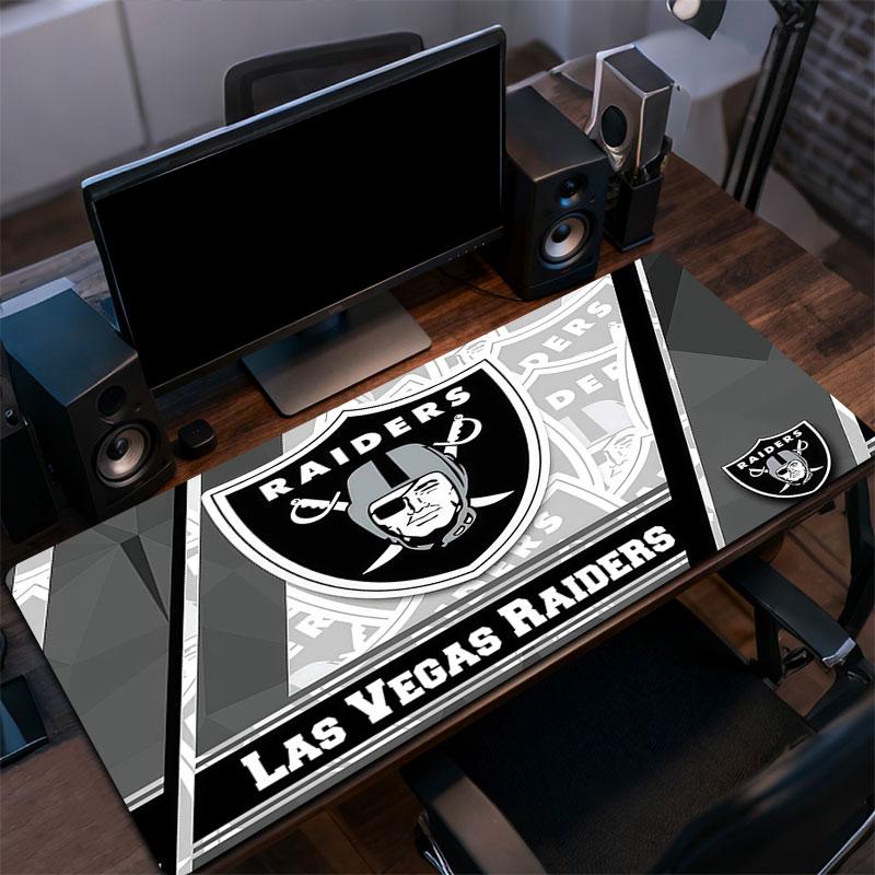 Raiders Mauspade, Große Gaming-Schreibtischmatte, Rutschfestes XXL-Mauspad für Laptop & Tablet, Mini-PC-Spielmatte mit genähten Kanten
