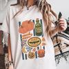 Comfort Colors Halloween Shirt, Halloween Collage Shirt, Witch Shirt, Bat Fall T-Shirt, Women's Halloween Tee, Pumpkin Season, Plus Size