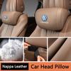 Car Seat Neck Pillow Memory Cotton Headrest Accessory For Volkswagen VW Polo Golf GTI CC Tiguan Arteon Passat Jetta Touareg ID.3 Kl0