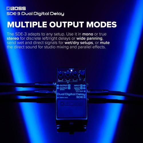 BOSS SDE-3 Dual Digital Delay Pedal | Authentic Roland SDE-3000 Sound | Compact Pedal | Versatile Modern Features | Long Delay Time (Up To 1600 Ms) |