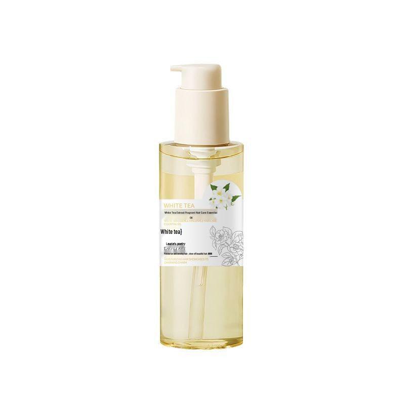 Laureys White Tea Gardenia Hair Oil: Frizz Control, Lightweight Volume, Smooth Finish, Long-Lasting Scent