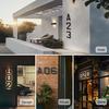 Solar House Number Sign 9-Inch LED Backlight Address Sign Auto On/Off Waterproof Solar LED Number Pendant No-Drill Installation Modern Address Plaque