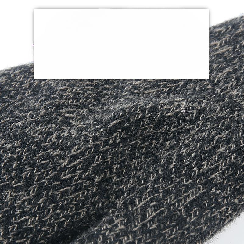 Adult Touch Screen Gloves for Men In Autumn and Winter Cold Protection and Warmth Thickened Wool Knitted Gloves Touch Control