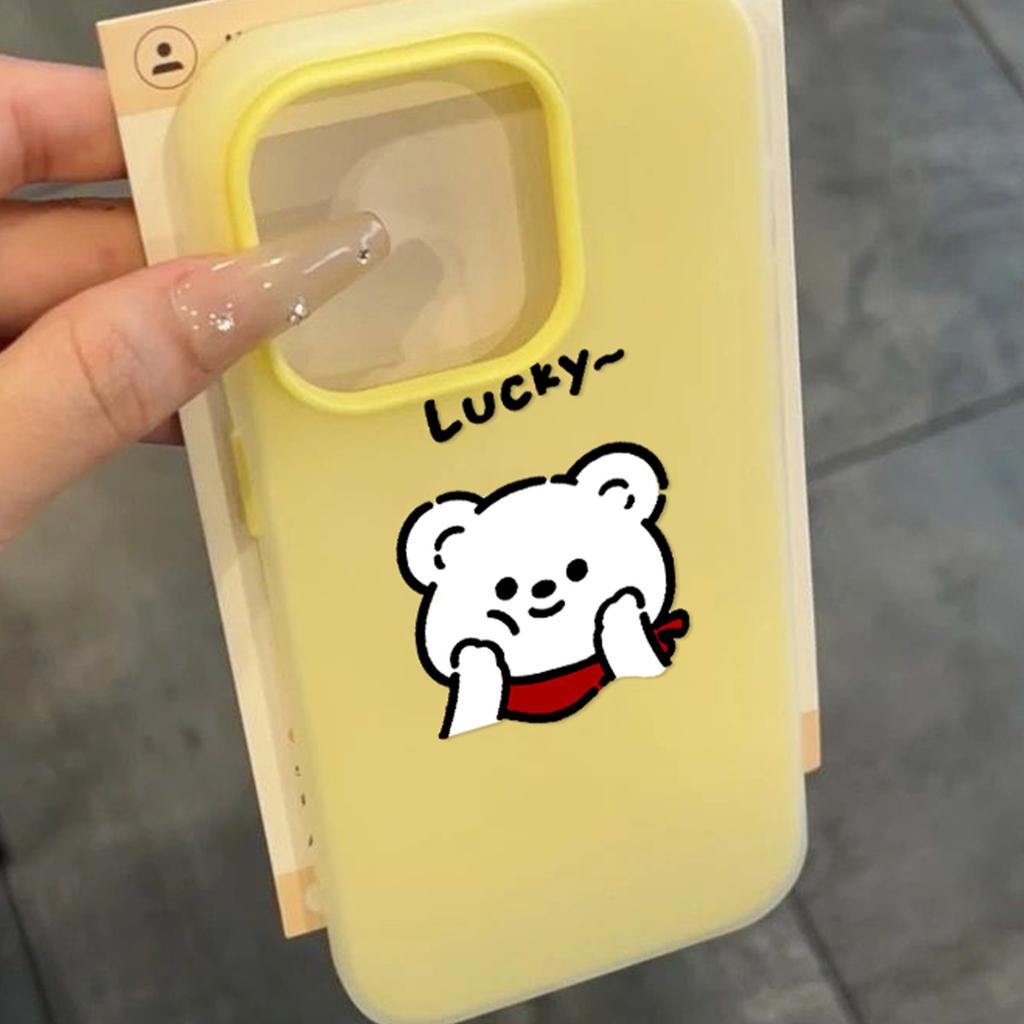 Jelly Two-in-one Mobile Phone Case with Large Hole and Soft Edge for Couples, New Cooling TPU All-inclusive Anti-fingerprint