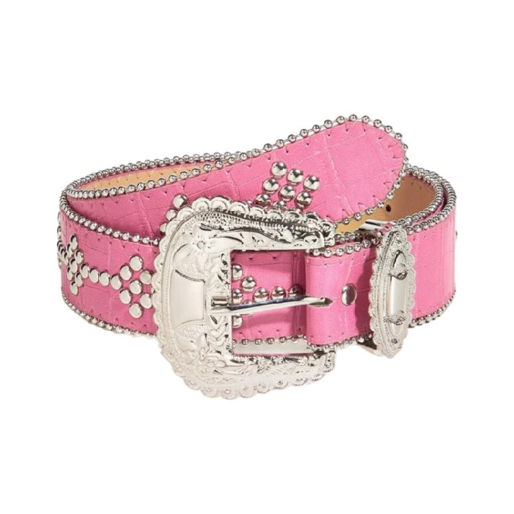 Женский поясной ремень с регулируемой пряжкой, западный ПУ ремень для платья, джинсов, регулируемый